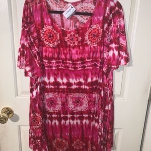 NWT Boutique Pink Tunic